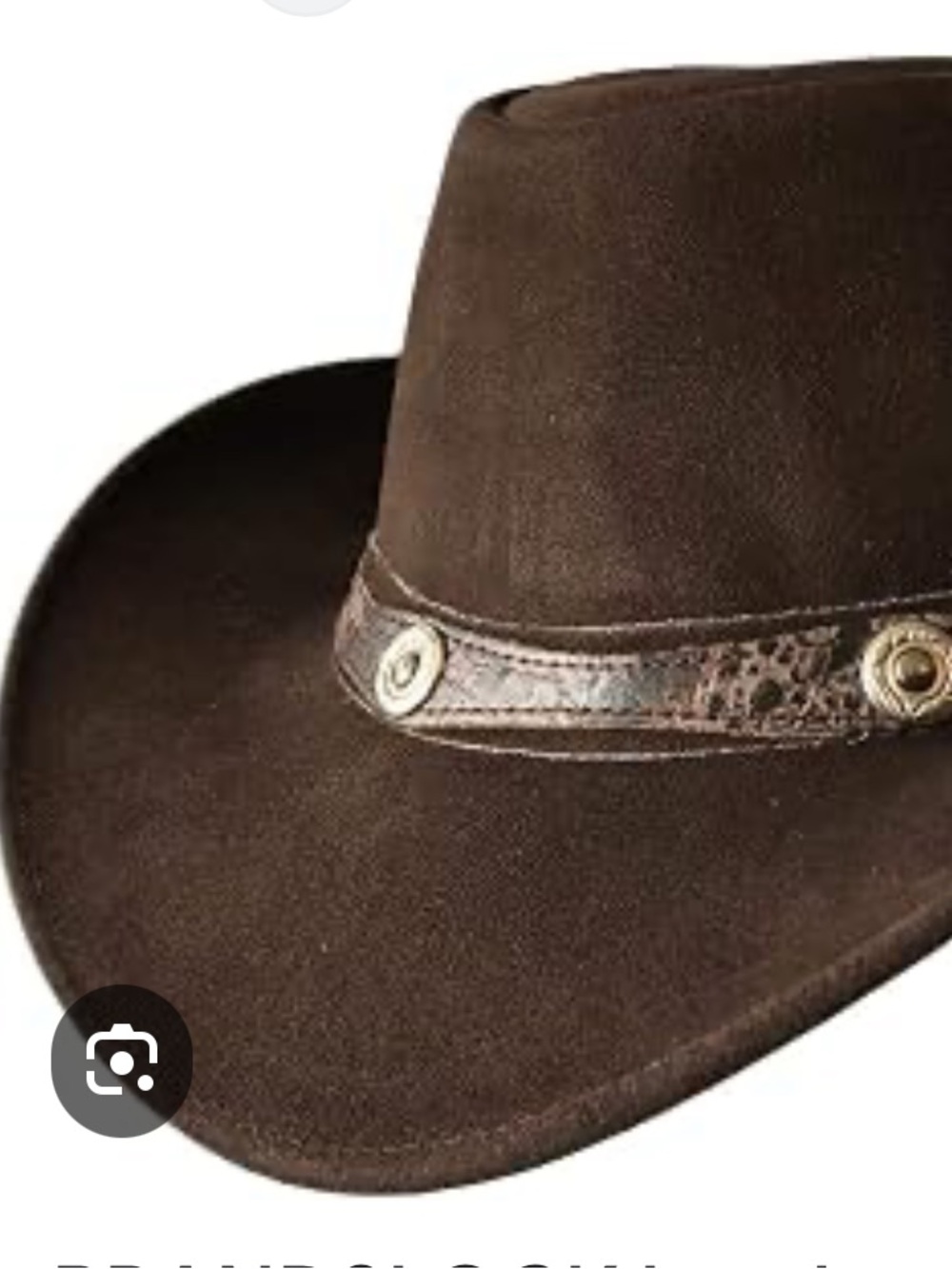 Brandslock Australian Genuine Leather Handmade Hat. Men’s Size XL